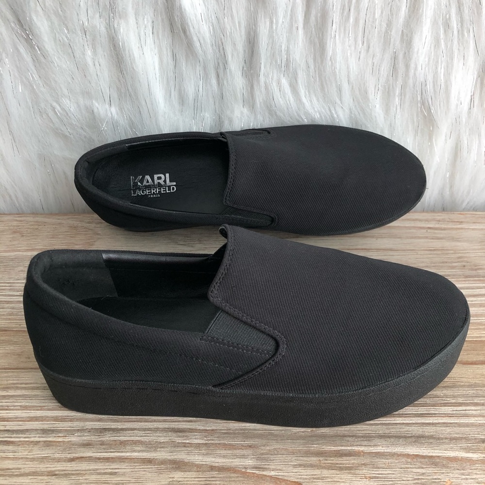 Karl Lagerfeld Platform all Black Sneakers